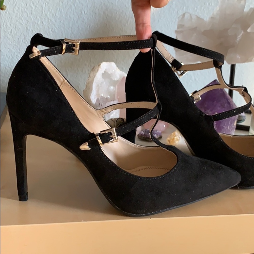 Zara strappy black high heels
